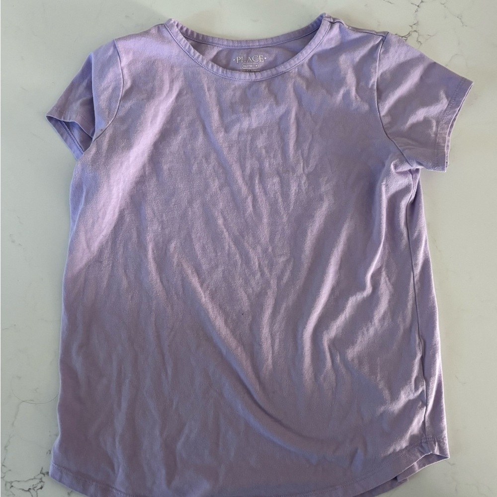 The Children's Place Lavender Short Sleeve Tee